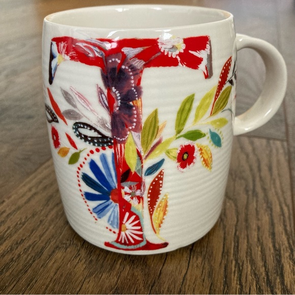 Anthropologie Starla M Halfmann Mug T Monogram - Picture 2 of 6